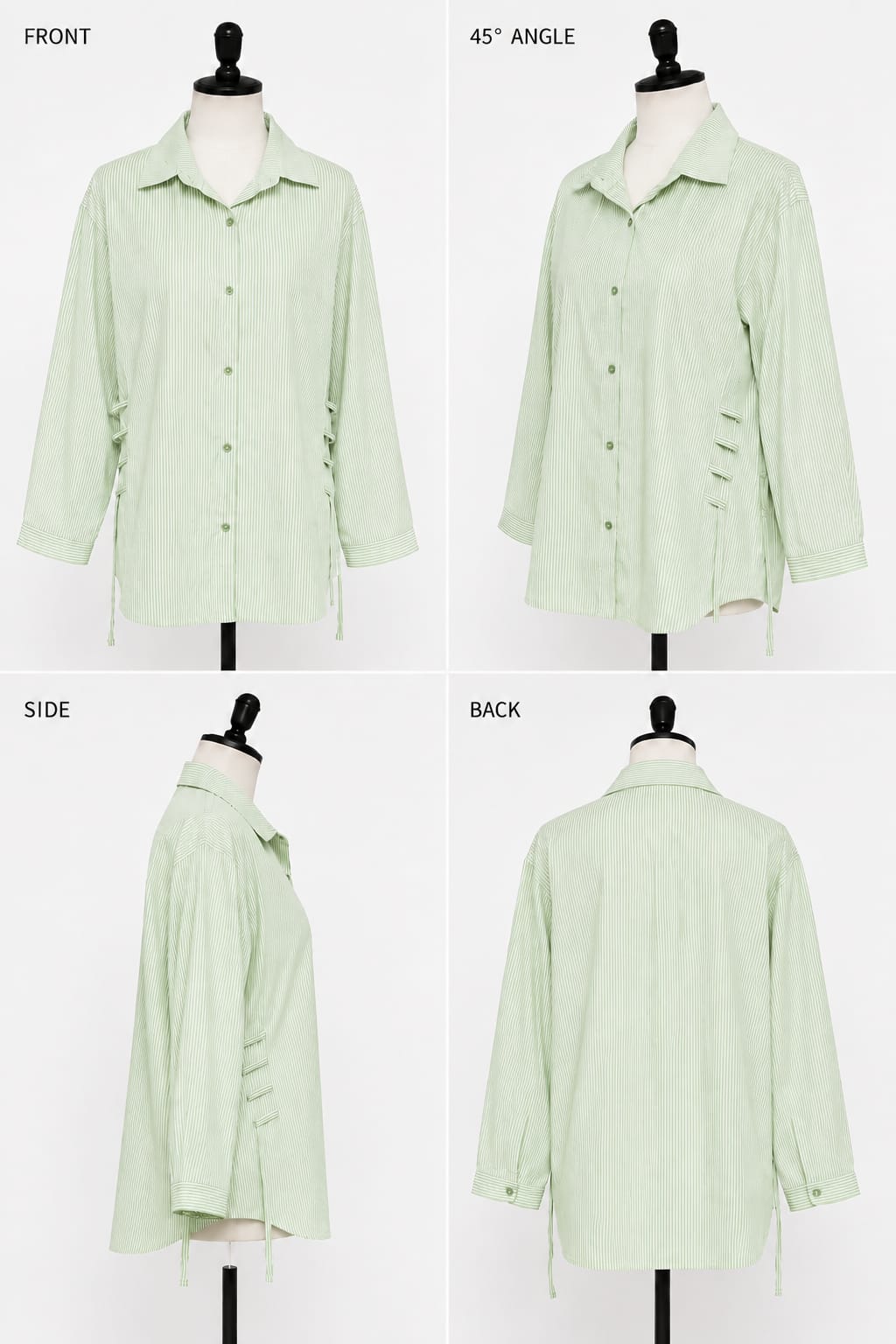 Green stripped Shirt