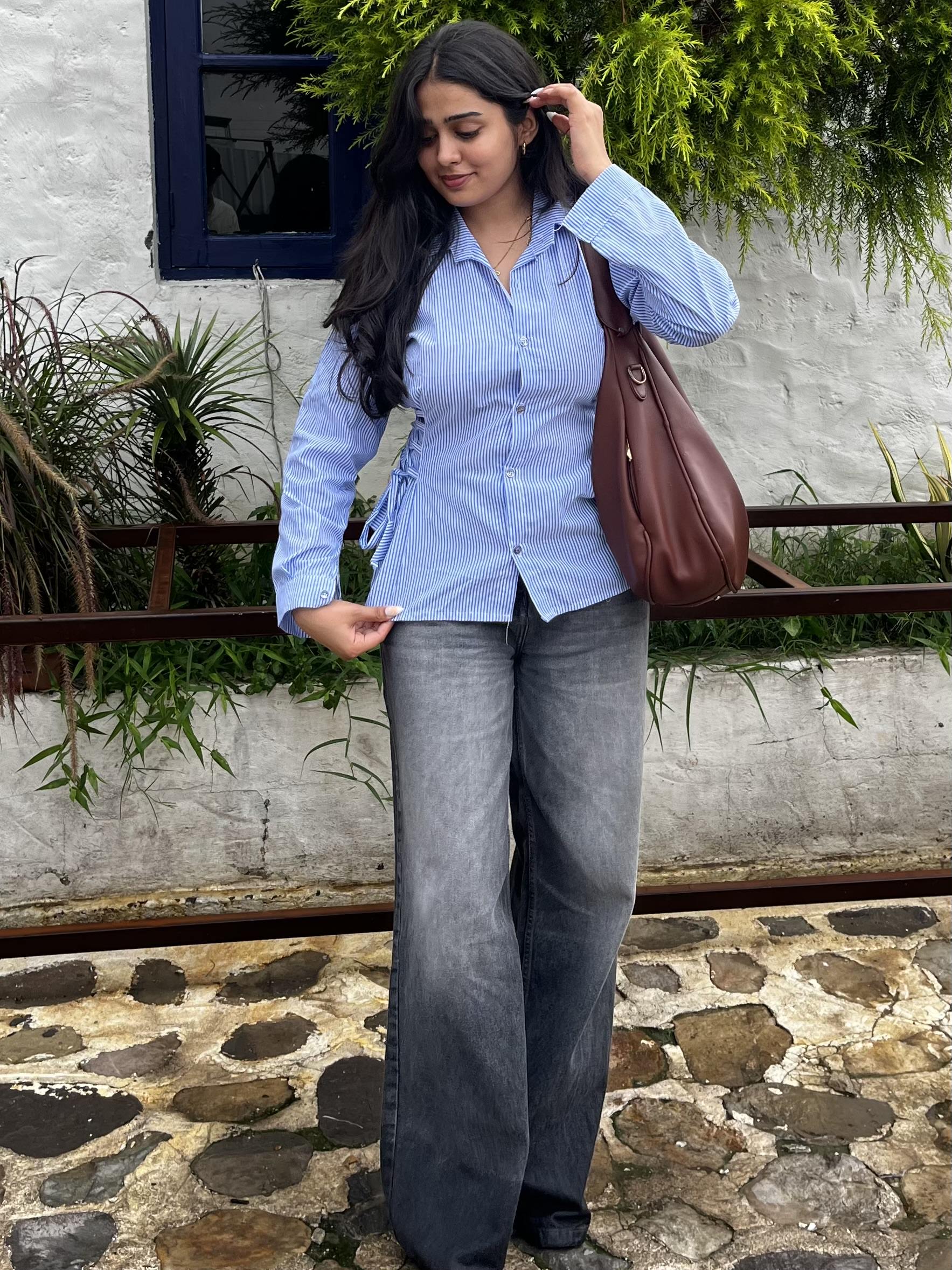 Blue stripped Shirt