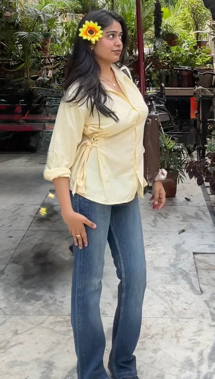Yellow stripped Shirt